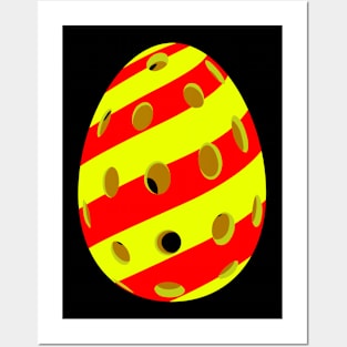 Pickleball Easter Egg Posters and Art